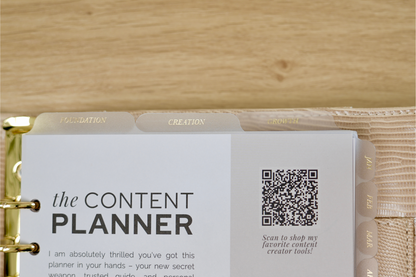 The Content Planner (Special Luxe Edition A5 Binder)