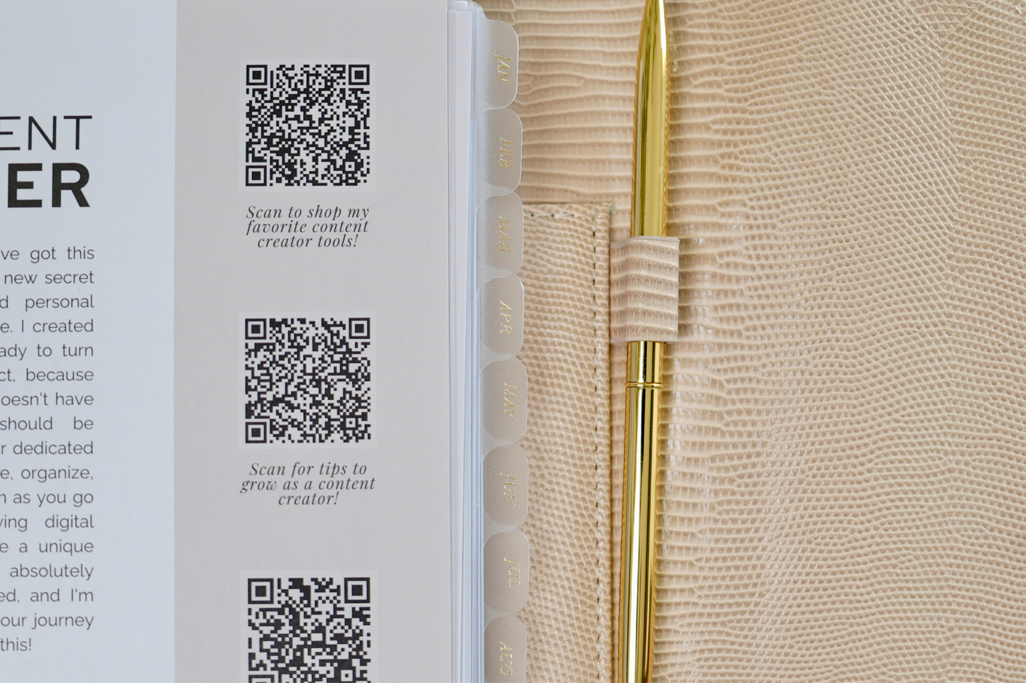 The Content Planner (Special Luxe Edition A5 Binder)