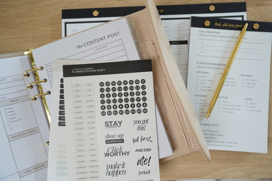 The Content Planner Bundle - (Luxe Edition)