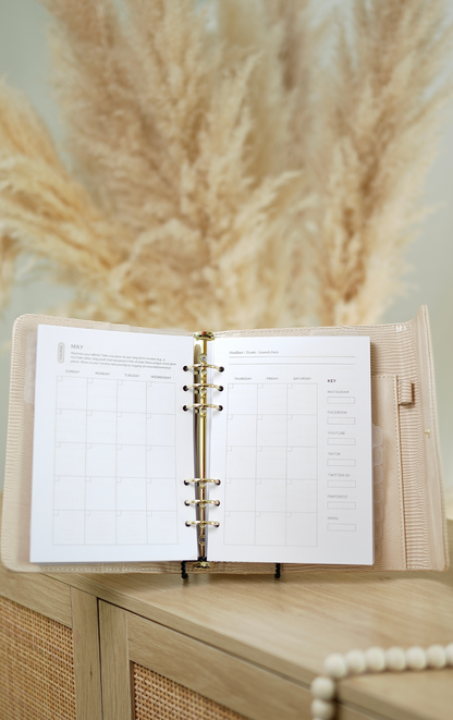 The Content Planner (Special Luxe Edition A5 Binder)